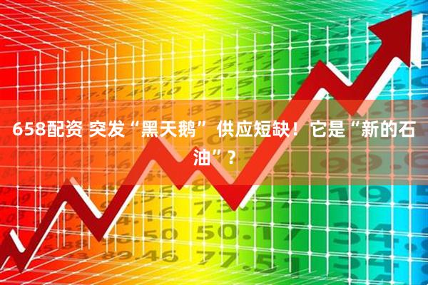 658配资 突发“黑天鹅” 供应短缺!它是“新的石油”?